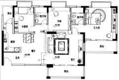 10萬硬裝150平簡約溫馨家簡約裝修圖片